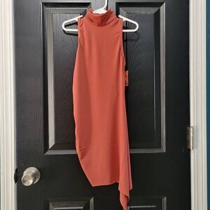 Weissman costume Burnt orange lyrical asymmetrical NWOT child intermediate